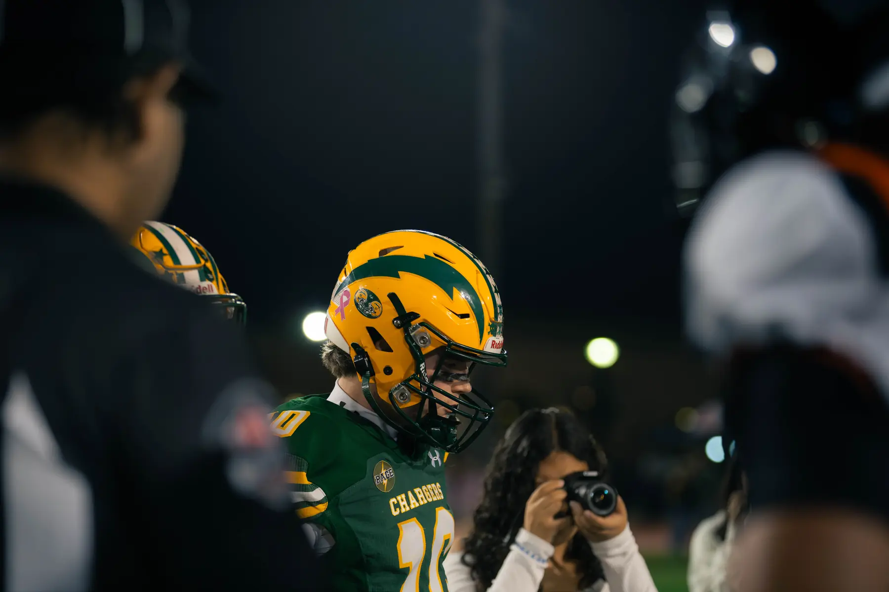 Football close action