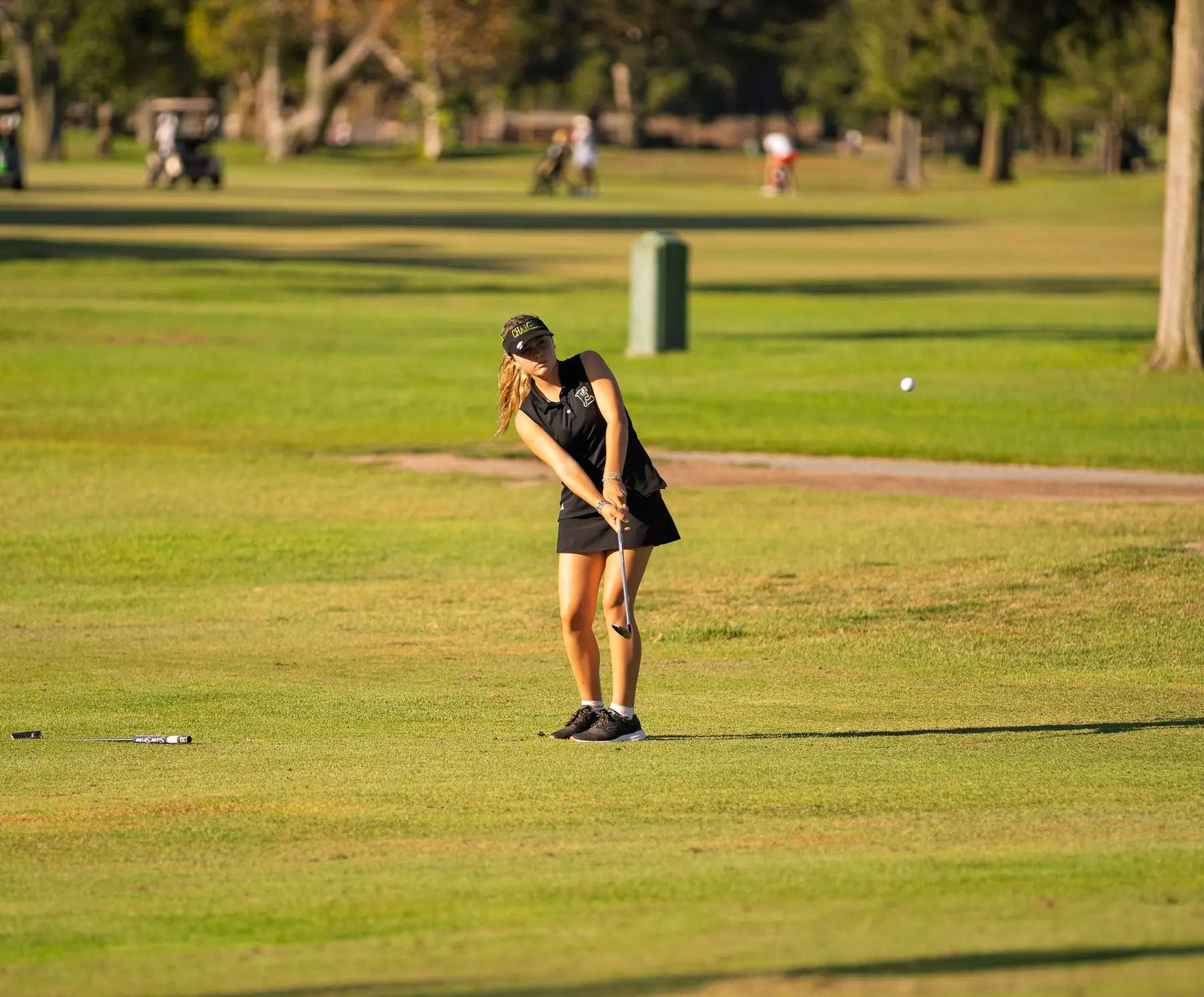 Golf portrait session
